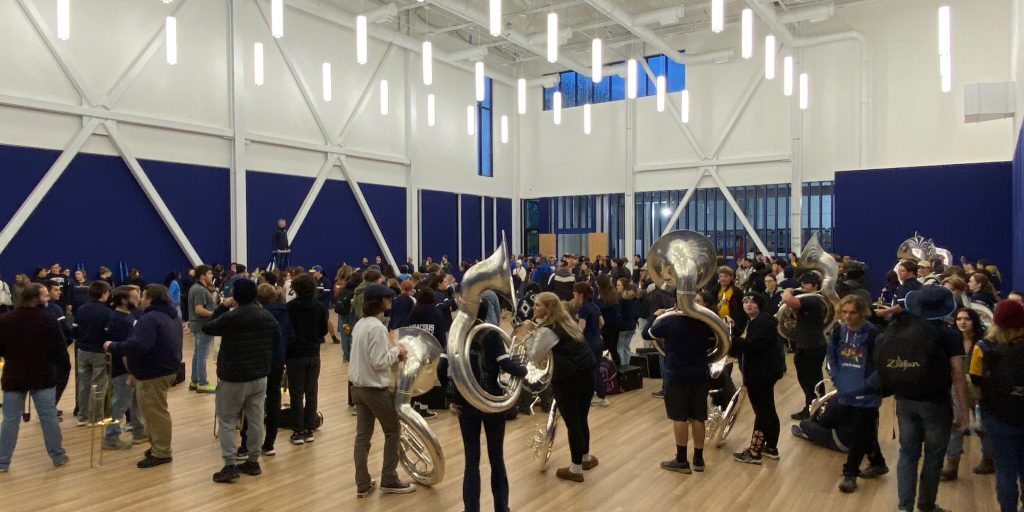 BEST (band room with students) Kent State University