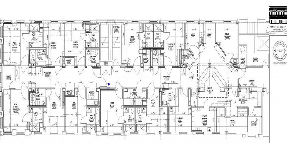 UH psychiatric Floor plan